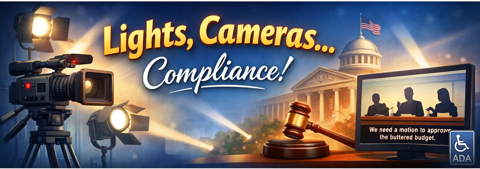Lights, Cameras... Compliance! header image